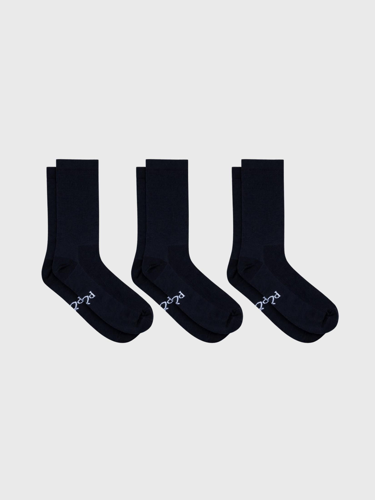 3-Pack Permanent Black Socks