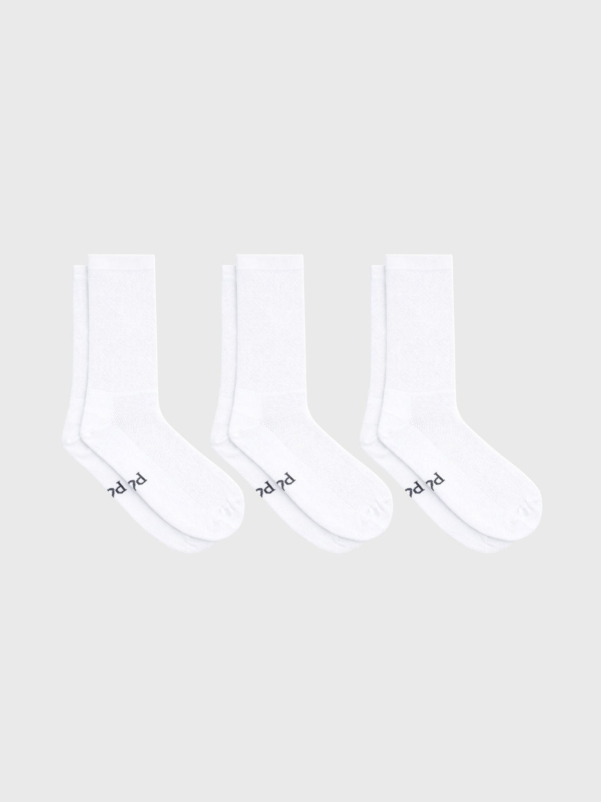 3-Pack Permanent White Socks